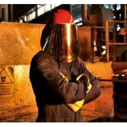 Fire-resistant protective screen