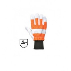 Chainsaw protective gloves