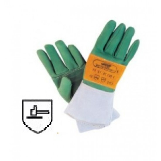 Chainsaw protective gloves